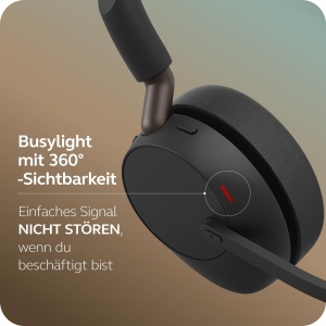 Casti audio Jabra Evolve3 65 Bluetooth, cu microfon, USB-C, ANC - Img 4