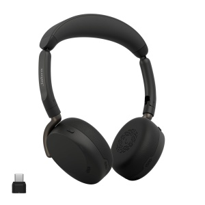 Casti audio Jabra Evolve3 65 Flex, Bluetooth, cu microfon, USB-C, Noise Cancelling