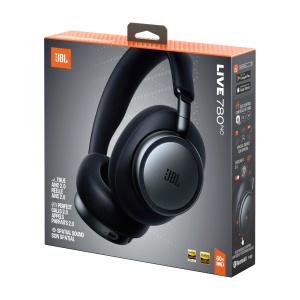 Casti audio JBL Live 780NC, Noise Cancelling, Negru, Hi-Res Audio - Img 8