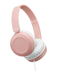 Casti audio JVC HA-S31M-P cu microfon, 30 mm, 3.5 mm, roz
