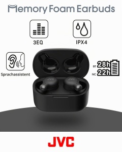 Casti audio JVC HA-Z250T, cu active noise cancelling, 28 ore autonomie, negru - Img 7
