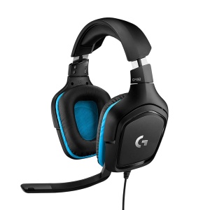 Casti audio Logitech G432, 7.1 Surround Sound, microfon cu anulare zgomot, negru
