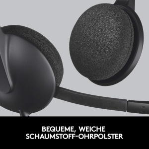 Casti audio Logitech H340 cu microfon, USB, 1.8m, negru - Img 8