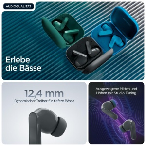Casti audio Motorola moto buds bass Bluetooth, sunet puternic, design rezistent la apa - Img 2