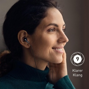 Casti audio Panasonic RP-HJE125E-K cu sunet puternic, design ergonomic, negru - Img 4