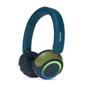 Casti audio PHILIPS TAK4200CT pentru copii, 45 ore autonomie, culoare Crystal Teal