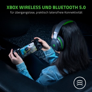 Casti audio Razer Kaira Pro, wireless, 50mm, negru-verde - Img 7