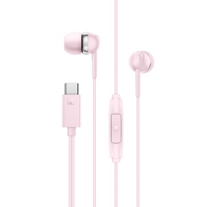 Casti audio Sennheiser CX 80U, USB-C, cu microfon, culoare Sakura