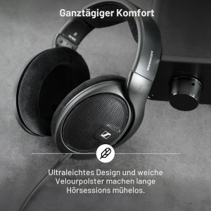 Casti audio Sennheiser HD 560S, Over Ear, Negru - Img 7