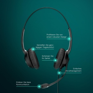 Casti audio Sennheiser Impact SC 260 USB MS II, microfon cu anulare zgomot, USB-A - Img 2