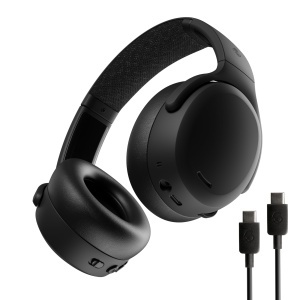 Casti audio Skullcandy Crusher ANC 2, Noise Cancelling, 50 ore autonomie, Negru