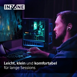 Casti audio Sony INZONE Kabellose Buds, Noise Cancelling, 12h autonomie, Negru - Img 4