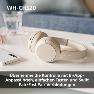 Casti audio Sony WH-CH520, Bluetooth, 50 ore autonomie, negru - Img 8