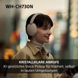Casti audio Sony WH-CH730N, Noise Cancelling, Bluetooth, Negru - Img 7
