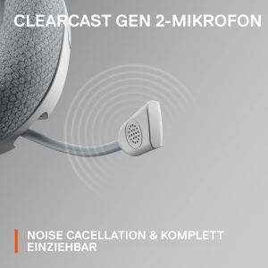 Casti audio SteelSeries Arctis Nova 1P, Surround Sound 360, Alb - Img 8