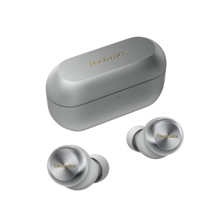 Casti audio Technics EAH-AZ100E-S, Bluetooth, Noise Cancelling, Argintii