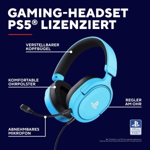 Casti audio Trust Gaming GXT 498B Forta, 50mm, 3D Audio, Albastru - Img 2