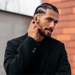 Casti Bluetooth Sennheiser Momentum True Wireless 4 Negru Graphite Noise Cancelling - Img 2