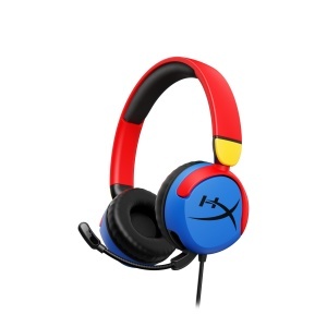 Casti gaming HyperX Cloud Mini Wired pentru copii audio sigur sub 85 dB microfon pliabil