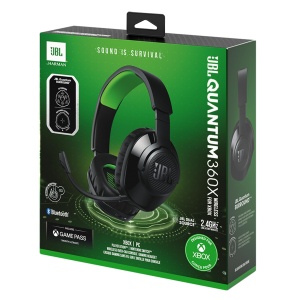 Casti gaming over-ear JBL Quantum 360X, 22 ore autonomie, microfon boom, negru - Img 6