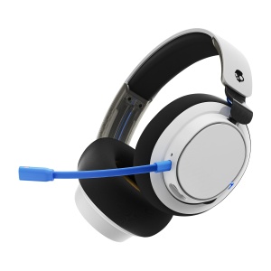 Casti gaming wireless Skullcandy SLYR Pro WhiteBlue latenta redusa compatibilitate multipla