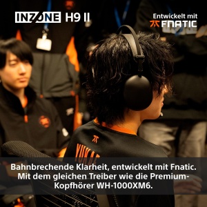 Casti gaming wireless Sony INZONE H9 II Noise Cancelling 30h autonomie Alb - Img 3