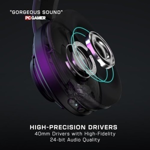 Casti gaming wireless Turtle Beach Atlas Air Open-Back pentru PC 24-bit High-Fidelity Microfon detasabil - Img 3