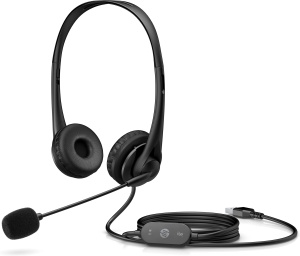 Casti HP Stereo G2 USB-A Anulare Zgomot Negru - Img 2