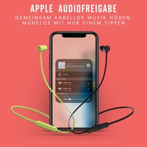 Casti intraauriculare Beats Flex - cip Apple W1, casti magnetice intraauriculare, Bluetooth clasa 1, redare 12 ore, wireless - negru - Img 8
