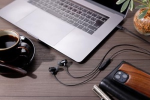 Casti JVC HA-FR29UC-B USB-C Hi-Res Audio Microfon cu Stumpare Negru - Img 3