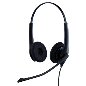 Casti stereo on-ear Jabra Biz 1500 cu deconectare rapida - casti cu fir cu microfon cu anulare a zgomotului si protectie la varf de volum pentru telefoane de birou, negru - Img 4