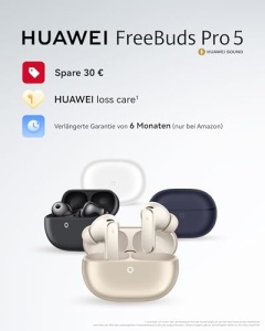 Casti wireless Huawei FreeBuds Pro 5 Negru Bluetooth Anulare activa a zgomotului IP57 - Img 2