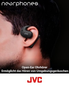 Casti wireless JVC HA-NP35T-B Open Ear Design IPX4 17 ore autonomie Bluetooth 51 Negru - Img 3