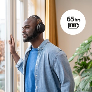 Casti wireless Philips TAH5209BK Bluetooth 65 ore autonomie Dynamic Bass Negru - Img 4