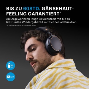 Casti wireless Sennheiser MOMENTUM 4 Noise Cancelling Bluetooth 60h autonomie NegruCupru - Img 2