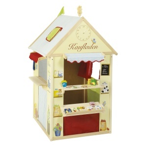 Casuta de joaca pentru copii Roba Spielhaus, 4 laturi interactive, accesorii incluse - Img 1