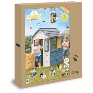 Casuta de joaca pentru copii Smoby 4 Sezoane, 103x122x143 cm, pentru exterior - Img 7