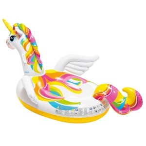 Cavaler de apa Intex 57561NP Unicorn, Vinyl, 2.26 m x 1.73 m - Img 7