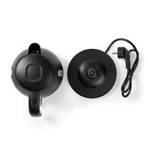 Ceainic - 1,0 l - Plastic - Negru - Pivotant 360 de grade - Element de incalzire ascuns - Controler Strix - Protectie la fierbere uscata - Img 3