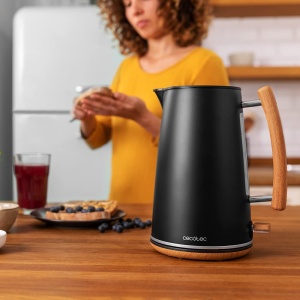 Ceainic Cecotec Thermosense 400 Black Woody capacitate de 1,7 litri si 3000 W - Img 2