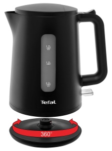 Ceainic Tefal KO2008 Principio Select | 2400 wati | Rezervor de apa de 1,7 litri | Comutator automat pornit/oprit | Filtru anticalcar | negru mat - Img 4