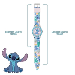 Ceas analogic pentru fete Disney LAS9011, multicolor, cu bratara din silicon - Img 6