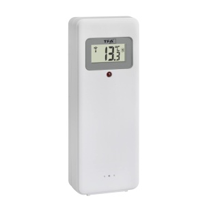 Ceas digital TFA Dostmann 60.4521.01, afisaj XL, temperatura interioara si exterioara, negru - Img 5