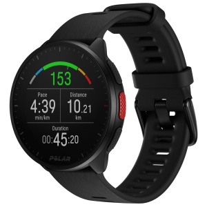 Ceas GPS Polar Pacer cu monitorizare puls, design usor, GPS precis