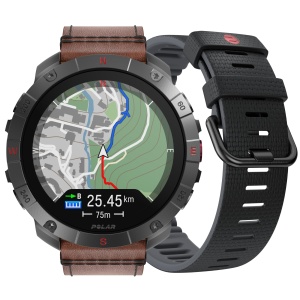 Ceas inteligent Polar Grit X2 Pro, GPS, display AMOLED, titan