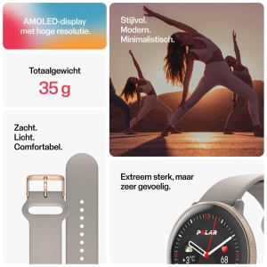 Ceas inteligent Polar Ignite 3, AMOLED, GPS, usor, cu tracking somn - Img 3