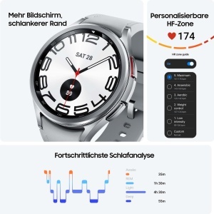 Ceas inteligent Samsung Galaxy Watch6 Classic, 47 mm, Negru, Fitness Tracker - Img 4