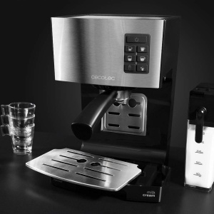 Cecotec Cafetera Express Semiautomatica Power Instant- ccino 20 (Inox) - Img 2