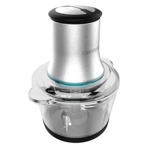 Cecotec Chopper ChopBeat 2000 Vindaloo Glass, 500W, tocare, zdrobire, taiere, 4 lame din otel inoxidabil, 2 viteze, recipient din sticla 500g, picioare din cauciuc antiderapant, se poate spala in masina de spalat vase - Img 3