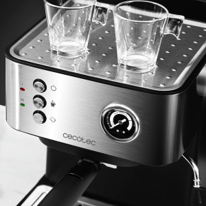 Cecotec Cumbia Power Espresso 20 Barista Aromax Aparat de cafea Putere 2900 W 2 sisteme de incalzire pompa de presiune de 20 bari manometru suport fil - Img 6